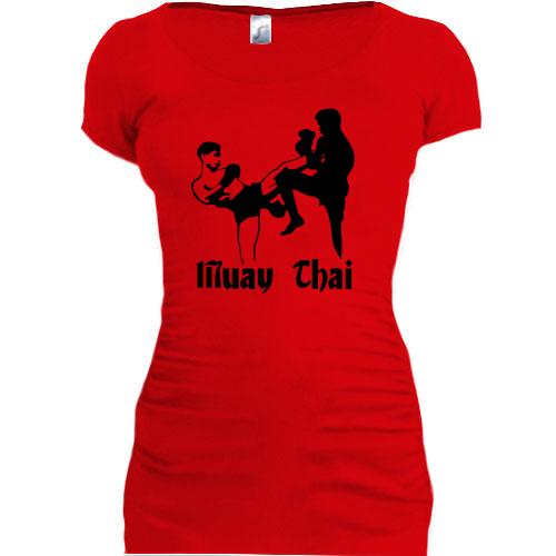 Женская удлиненная футболка Muay Thai