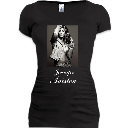Женская удлиненная футболка Jennifer Joanna Aniston