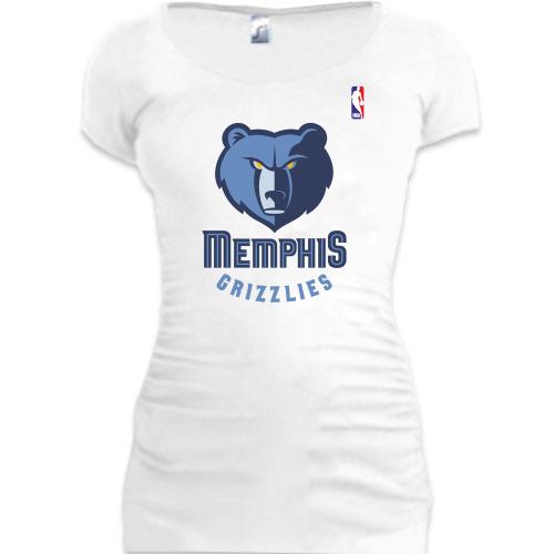 Женская удлиненная футболка Memphis Grizzlies