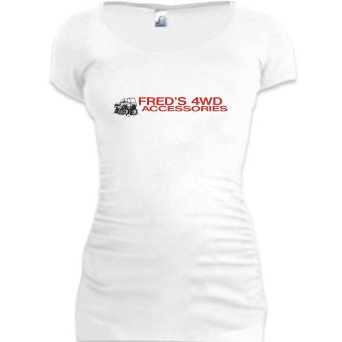 Женская удлиненная футболка Freds 4WD
