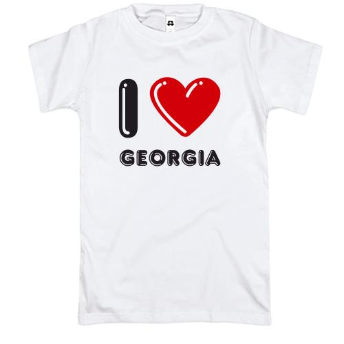 Футболка I love Georgia