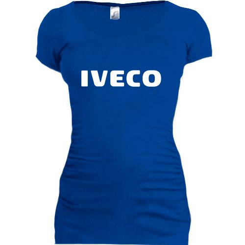 Женская удлиненная футболка IVECO