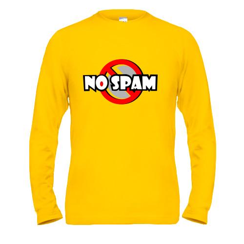 Чоловічий лонгслів No spam