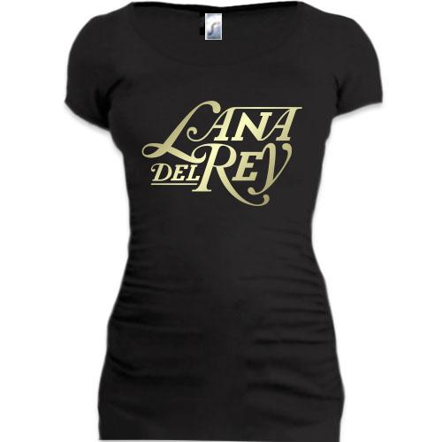 Женская удлиненная футболка Lana Del Rey