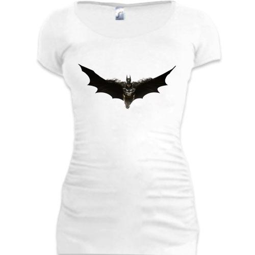 Женская удлиненная футболка Batman (4)