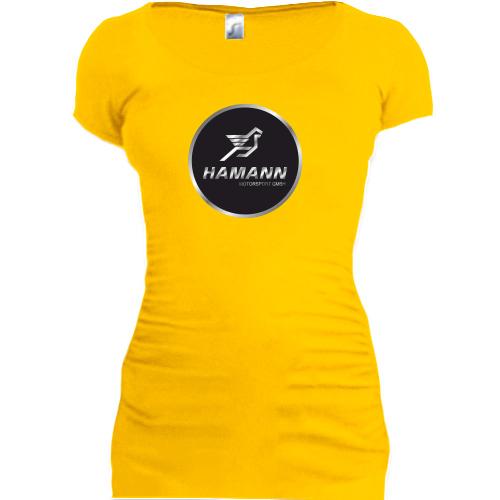 Женская удлиненная футболка Hamann (2)