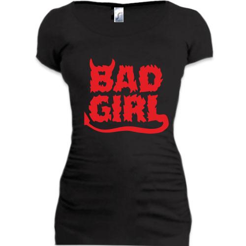 Подовжена футболка Bad girl