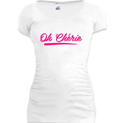 Женская удлиненная футболка Oh Cherie