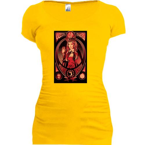 Женская удлиненная футболка Charlie - Queen Moons