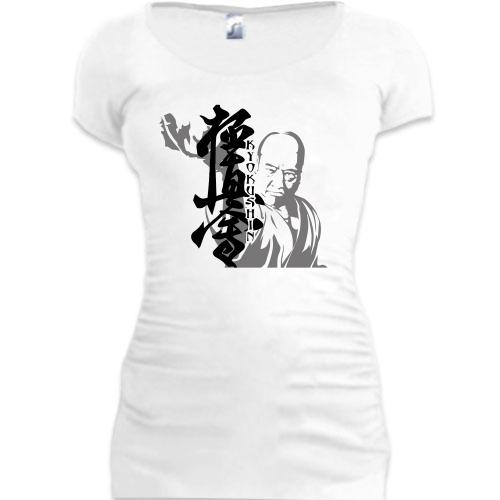 Женская удлиненная футболка Kyokushin