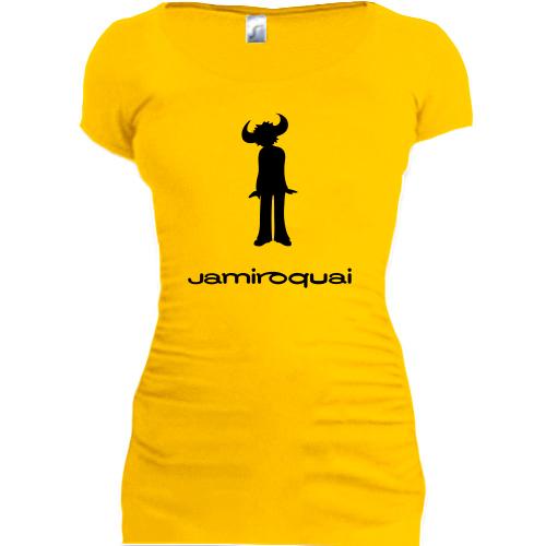 Женская удлиненная футболка Jamiroquai