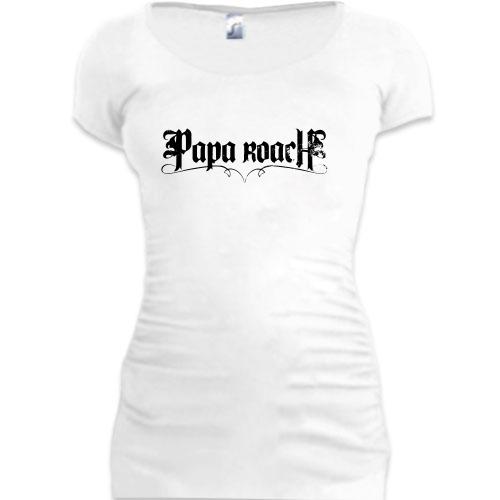 Женская удлиненная футболка Papa Roach