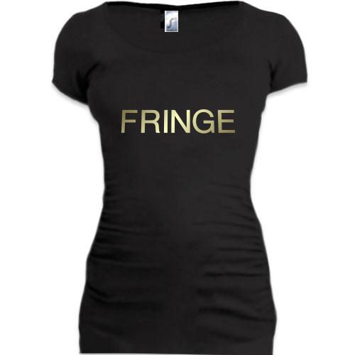 Подовжена футболка Fringe (лого)