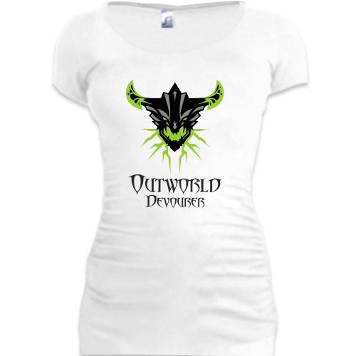 Женская удлиненная футболка outworld