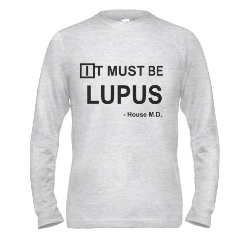 Чоловічий лонгслів It must be lupus