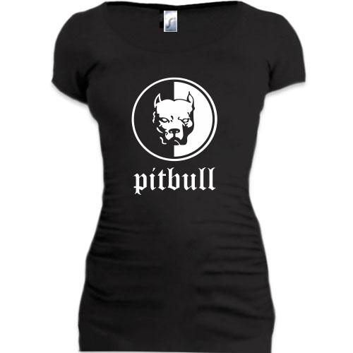 Женская удлиненная футболка Pitbull (2)