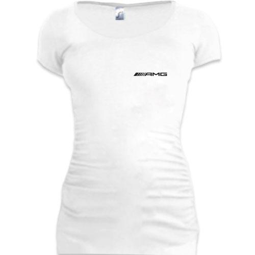 Женская удлиненная футболка AMG (mini)
