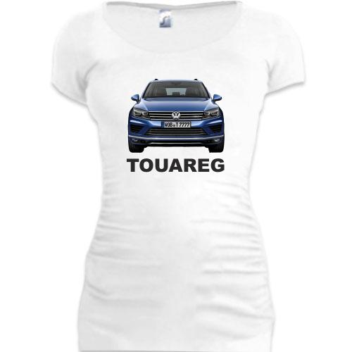 Женская удлиненная футболка Volkswagen Touareg
