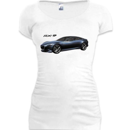 Женская удлиненная футболка Mazda RX-9