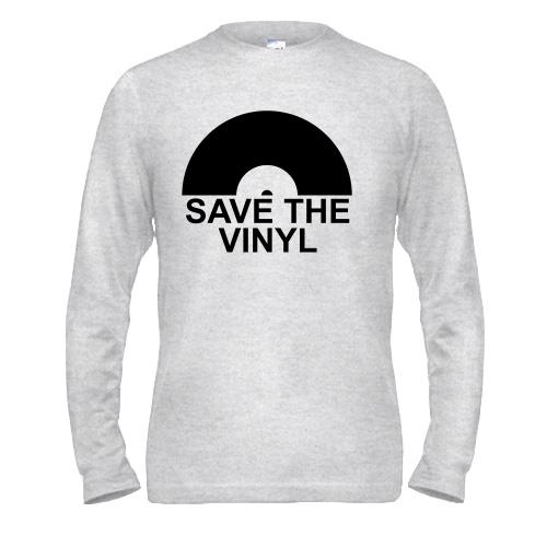 Лонгслив Save the vinyl