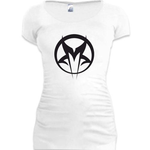 Женская удлиненная футболка Mudvayne