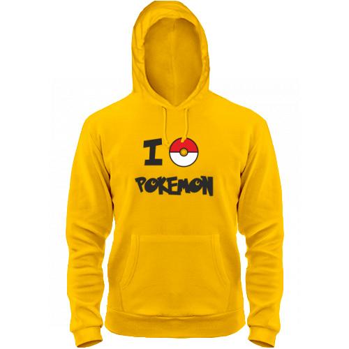 Толстовка I love Pokemon