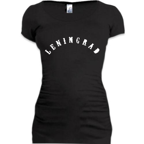 Женская удлиненная футболка Ленинград