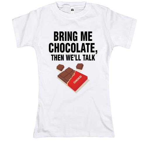 Футболка Bring me chocolate