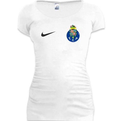 Женская удлиненная футболка ФК Порту (мини)