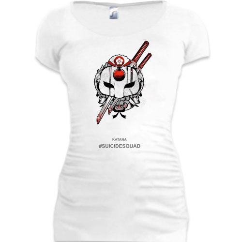 Женская удлиненная футболка Katana (Suicide Squad)