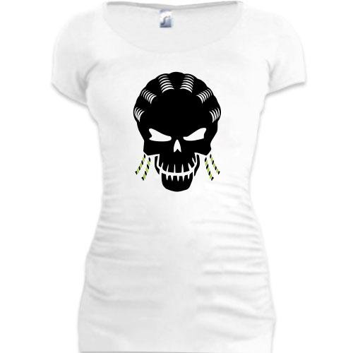 Женская удлиненная футболка Слипкнот (Suicide Squad)