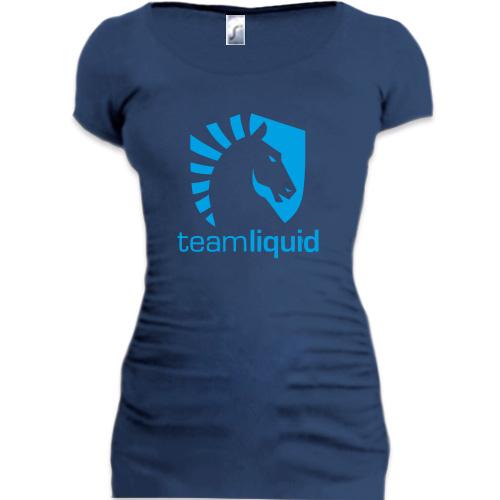 Женская удлиненная футболка Team Liquid