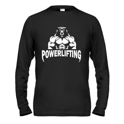 Чоловічий лонгслів Powerlifting bear