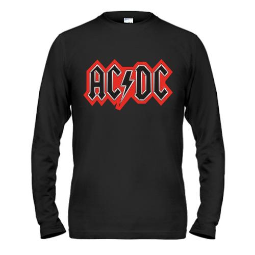 Чоловічий лонгслів AC/DC (red logo)