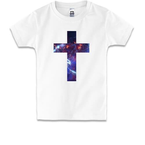 Дитяча футболка з космічним хрестом
