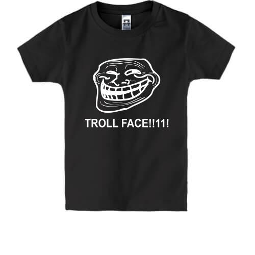 Детская футболка Troll face
