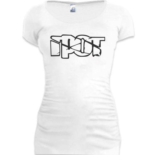 Женская удлиненная футболка ГРОТ