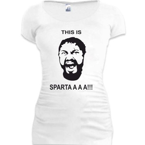Подовжена футболка Спартак Це спарта!