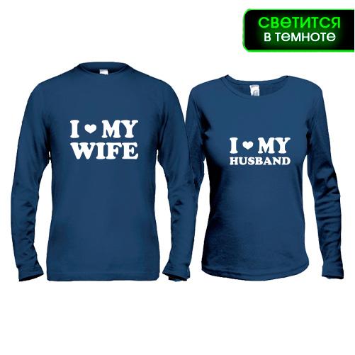 Паpні лонгсліви I love my wife - I love my husband