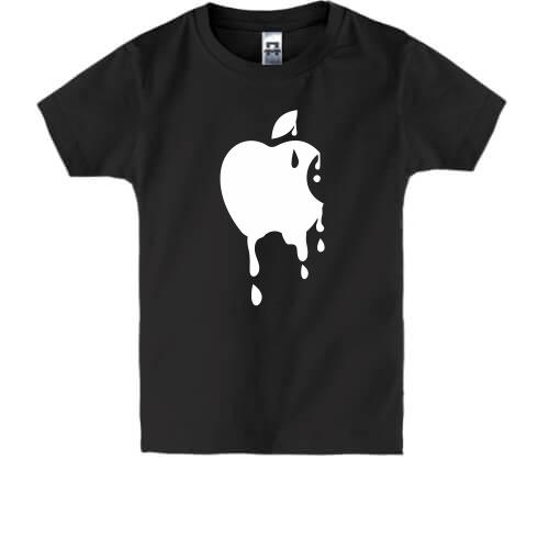 Детская футболка с тающим Apple
