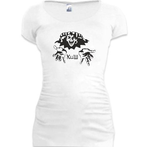 Женская удлиненная футболка Король и Шут