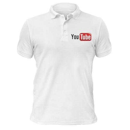 Чоловіча сорочка-поло з логотипом YouTube