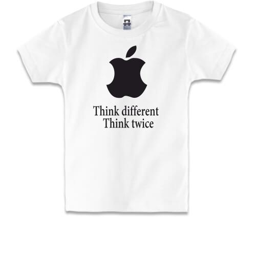 Дитяча футболка Apple - Think twice
