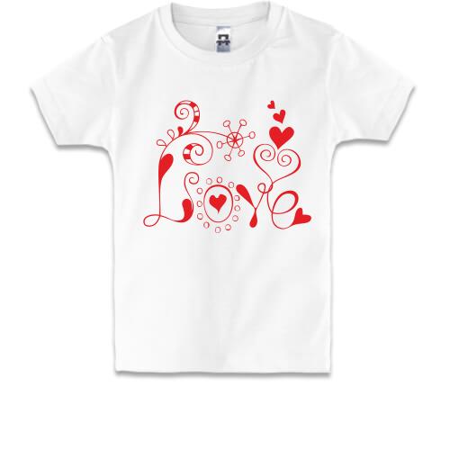 Дитяча футболка Love