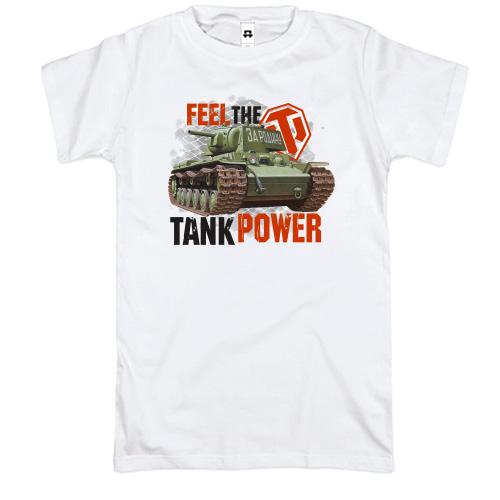Футболка WOT - Feel the tank power