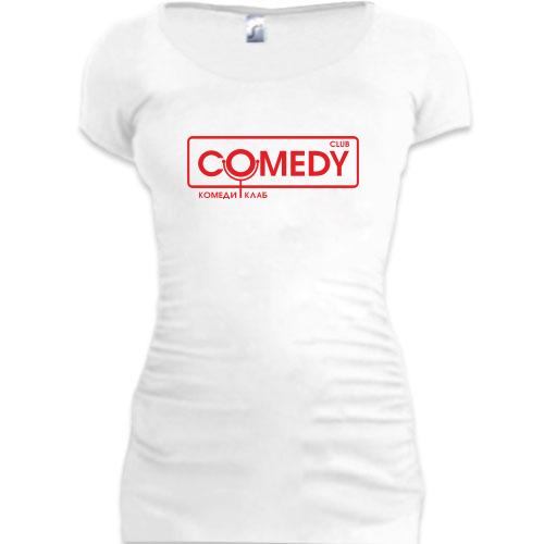 Женская удлиненная футболка Comedy Club