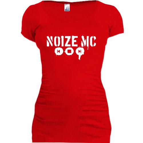 Женская удлиненная футболка Noize MC 2