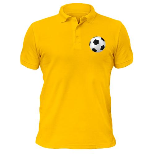 Чоловіча сорочка-поло футбольний м'яч
