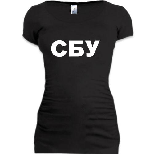 Женская удлиненная футболка СБУ
