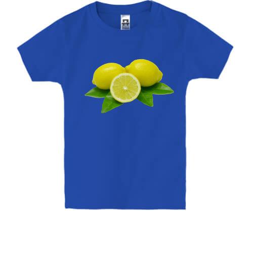 Детская футболка с лимонами (2)